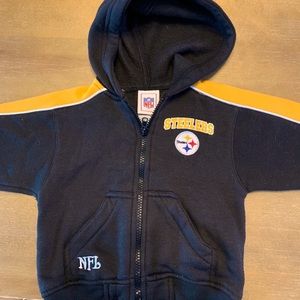 Steelers Infant Zip-up Hoodie